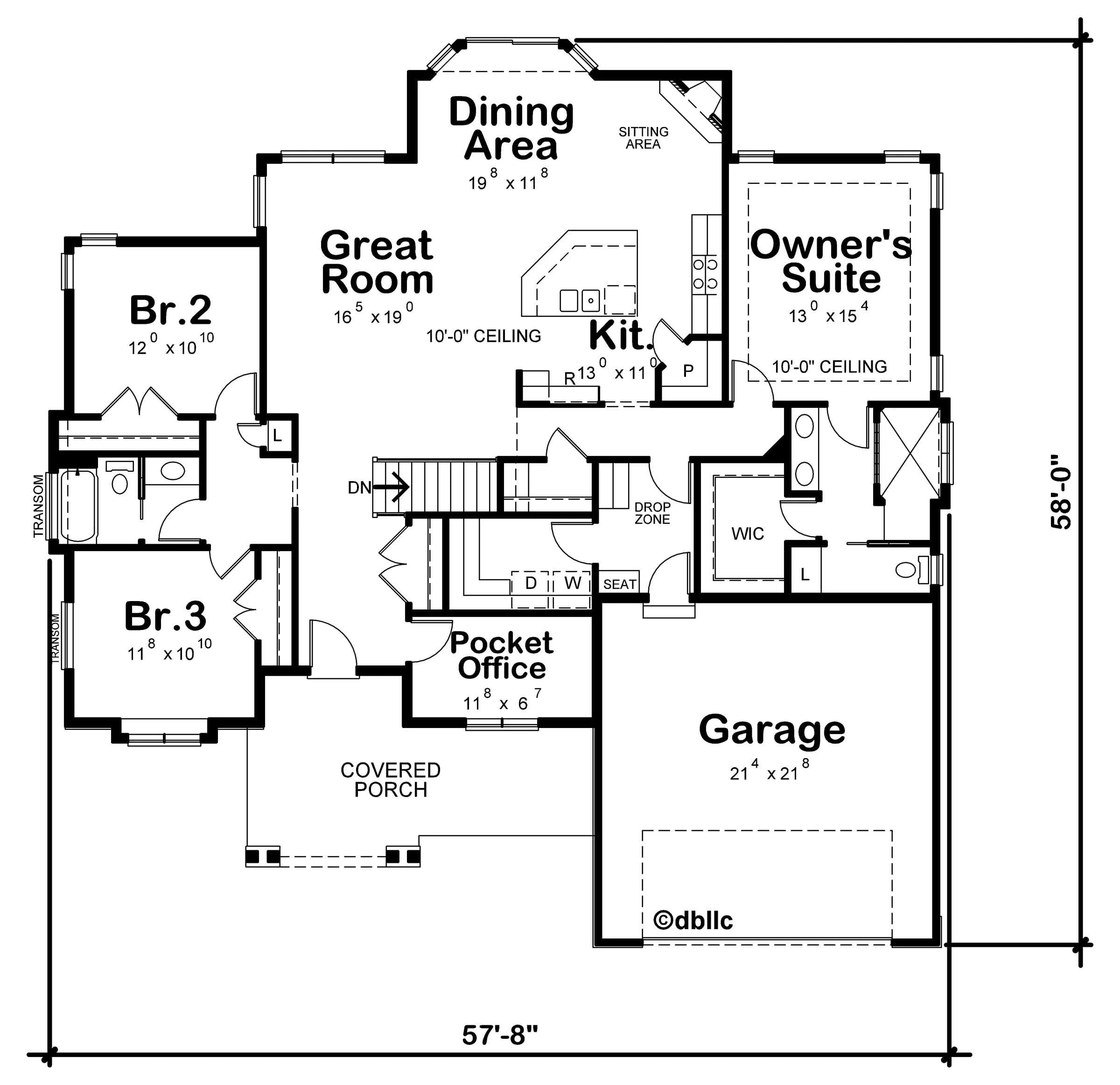 The Lafayette — floor plan