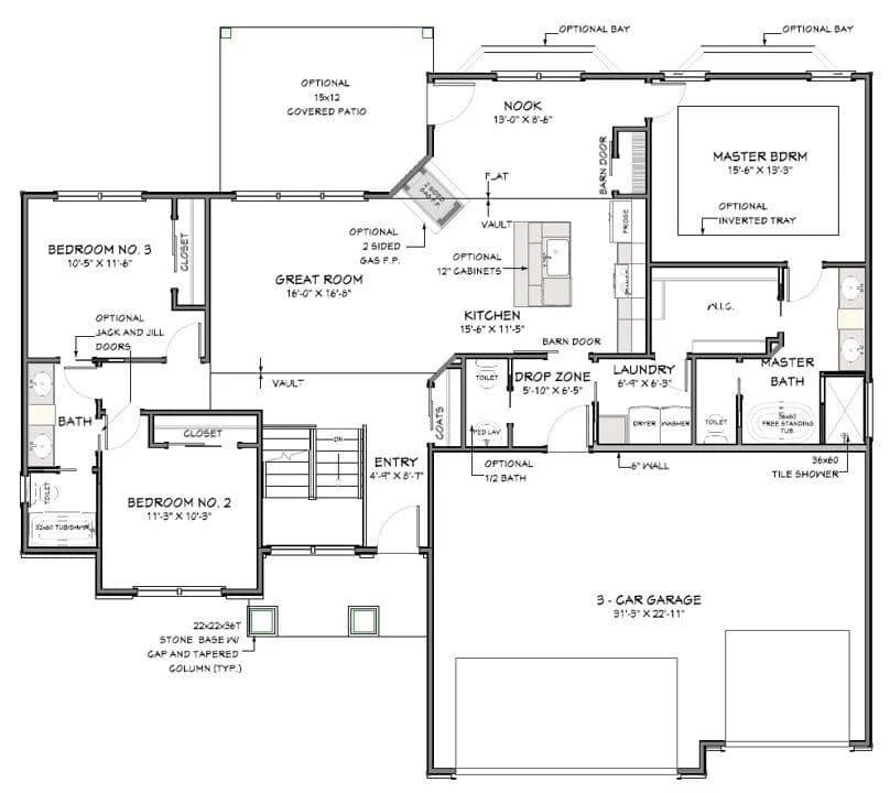 The Savannah — floor plan